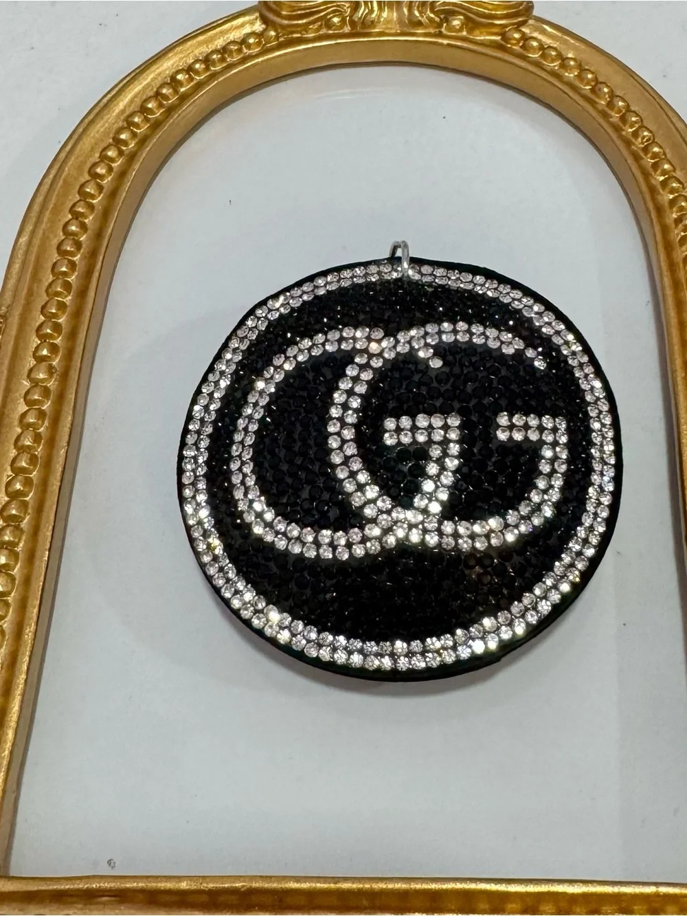 New Black Crystal Keychain/Bag Charm
